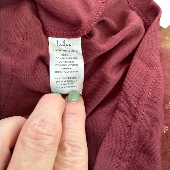 NWT Lulu’s Tiered Party Dress - Picture 7 of 14